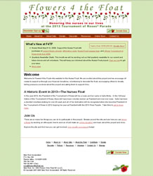Flowers 4 the Float website